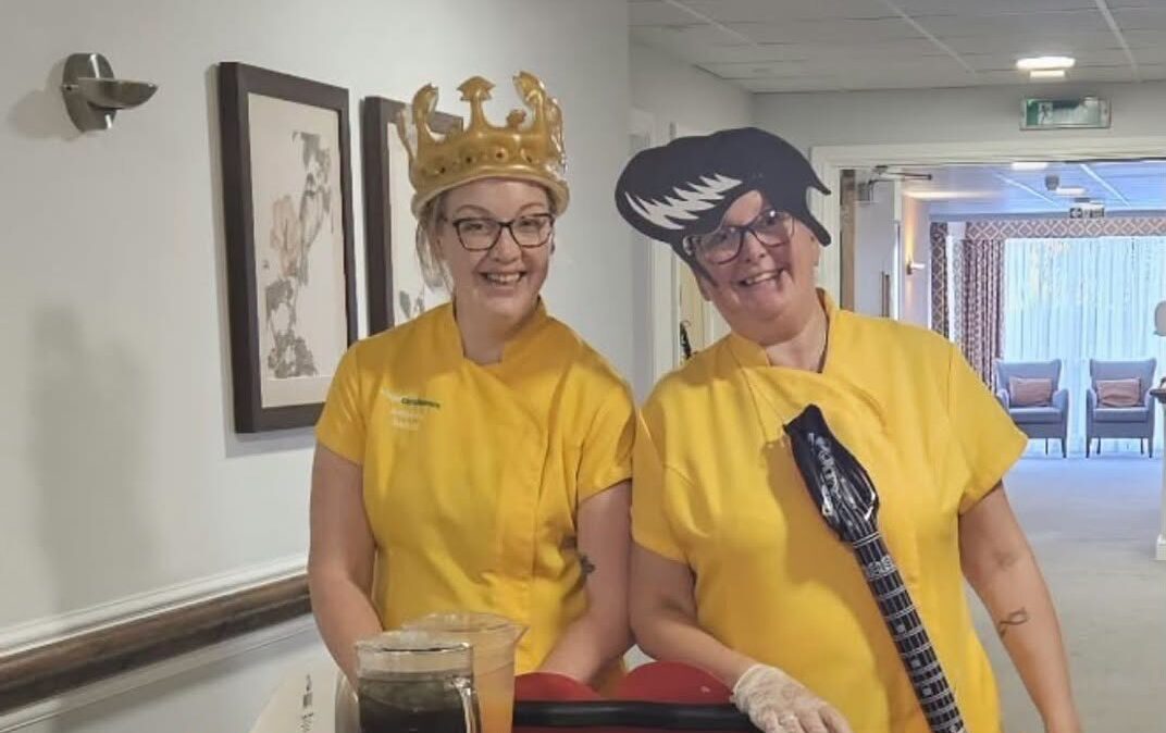 staff dressed up for themed activity
